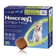 Некс Гард Спектра (NexGard Spectra) 7,5-15кг (M)