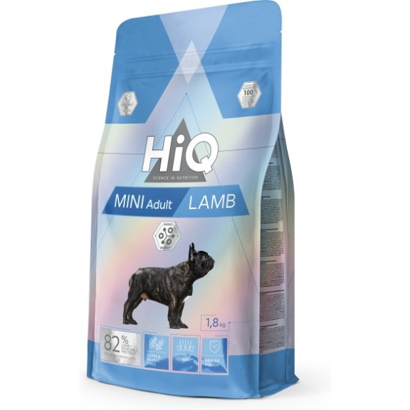 Сухий корм для дорослих собак малих порід HiQ Mini Adult Lamb 1.8kg