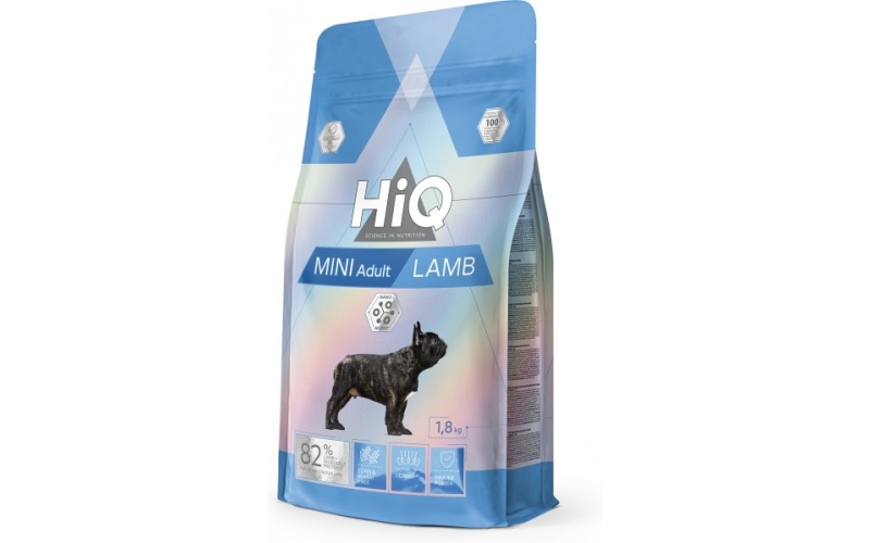 HiQ Mini Adult Lamb Сухий корм для дорослих собак малих порід з ягням ...