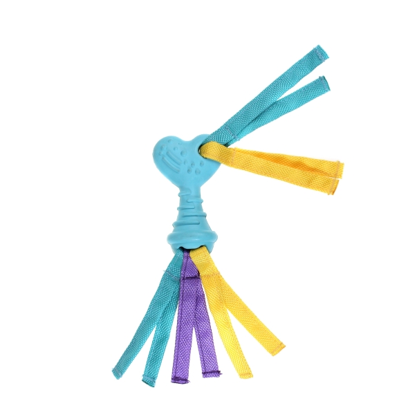 Іграшка MISOKO&amp;CO у формі серця з мотузкою для собак, light blue, 28 cm