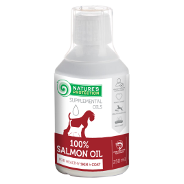 Харчова добавка для собак та котів Nature&#039;s Protection Salmon Oil, 250 мл