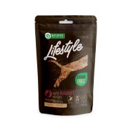 Ласощі для котів, м&#039;які смужки з кролика, Nature&#039;s Protection Lifestyle Snack For Cats Soft Rabbit Strips 75г