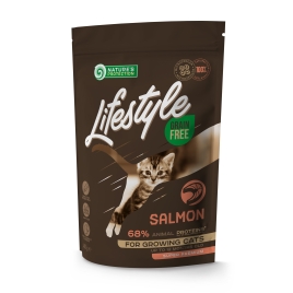 Сухий беззерновий корм для кошенят з лососем Lifestyle Grain Free Salmon Kitten 400г