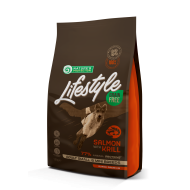 Сухий беззерновий корм для собак малих порід з лососем та крилем Nature&#039;s Protection Lifestyle 1,5 кг