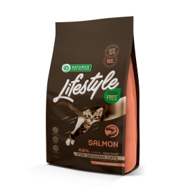 Сухий беззерновий корм для кошенят з лососем Nature&#039;s Protection Lifestyle 1,5 кг