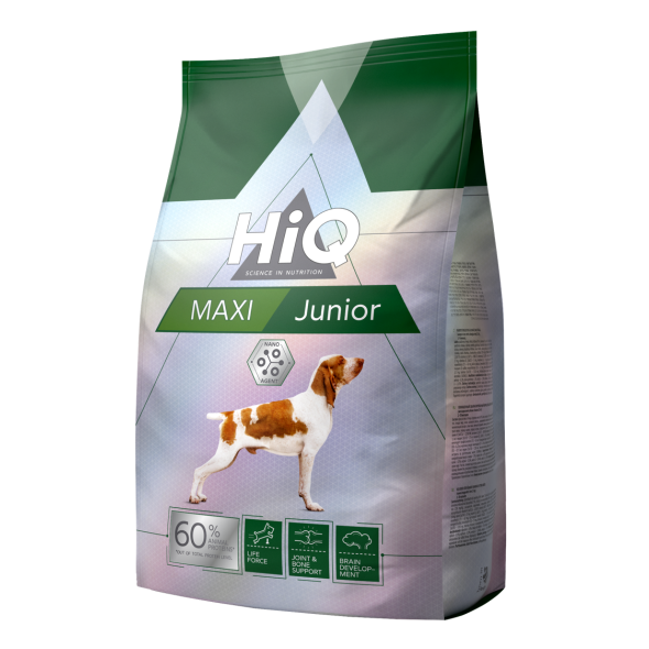 Сухий корм для молодих собак великих порід HiQ Maxi Junior 11кг