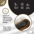 Масажна щітка Tauro Pro Line для довгошерстих собак, 4x6x1.5 см - 3