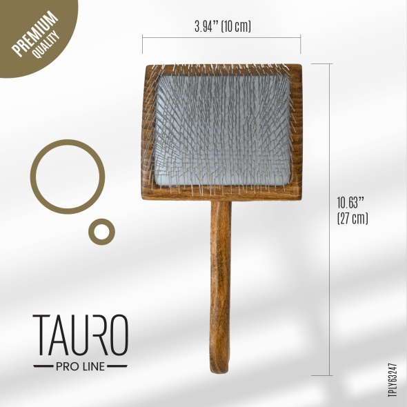 Гребінець-щітка „Tauro Pro Line“ для собак з довгою або густою шерстю - 2