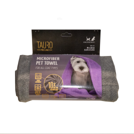 Tauro Pro Line Полотенце из микрофибры для домашних животных серое, 80 х 120 см