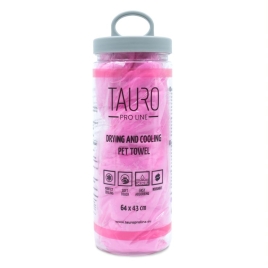 Рушник для сушки та охолодження тварин Tauro Pro Line 64х43 см рожевий