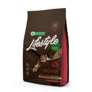 Сухий беззерновий корм для літніх котів з лососем Nature&#039;s Protection Lifestyle 1,5 кг