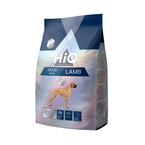 Сухой корм для взрослых собак крупных пород HiQ Maxi Adult Lamb 2,8кг