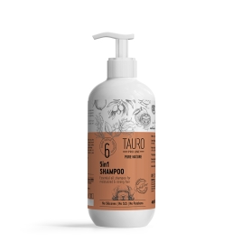 Зволожувальний шампунь для собак та котів Tauro Pro Line Pure Nature 5in1, 400 ml