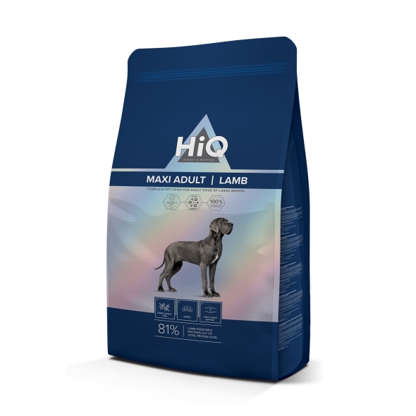 HiQ Maxi Adult Lamb Сухой корм для взрослых собак больших пород с ягненком, 11 кг