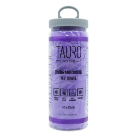 Рушник для сушки та охолодження тварин Tauro Pro Line 64х43 см фіолетовий