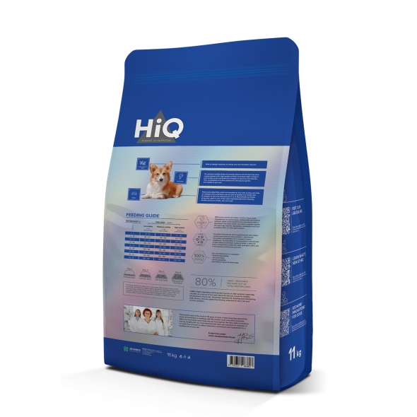 HiQ All Breed Adult Lamb Сухий корм для дорослих собак всіх порід з ягням, 11 кг - 1