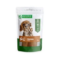 Ласощі для собак, стіки з курки, Nature&#039;s Protection snack for dogs chicken sticks, 75г