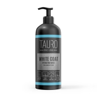 Зволожуюча маска для собак та котів з білою шерстю Tauro Pro Line 250 мл