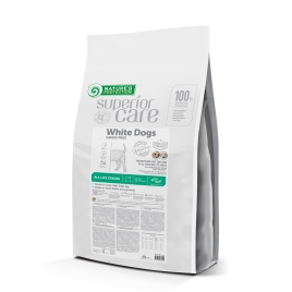 Nature's Protection Superior Care White Dogs Grain Free Insect All Sizes&amp;Life Stages Сухий беззерновий корм для собак усіх розмірів і стадій життя з протеїном комах, 10 кг