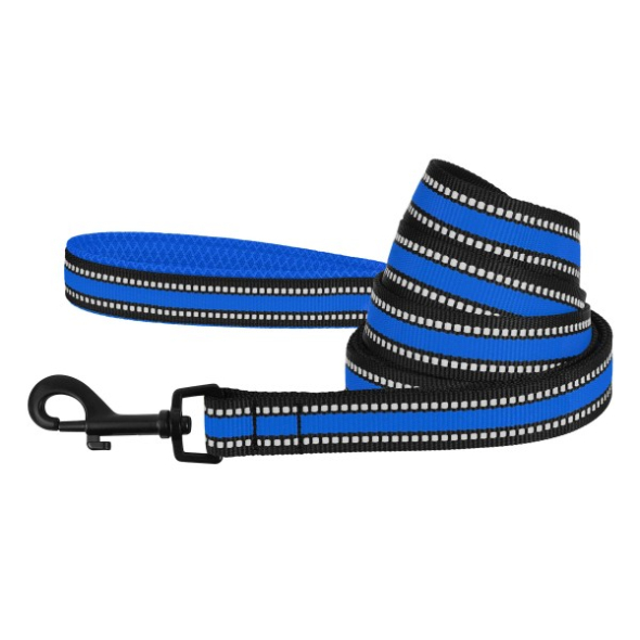 Поводок для собак BronzeDog Mesh синий 2 в 1, размер S - 3