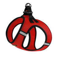 Шлея для собак BronzeDog Mesh Vest з 3D сіткою червона, розмір S
