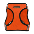 Шлея для собак BronzeDog Mesh Vest с 3D сеткой оранжевая, размер S - 1