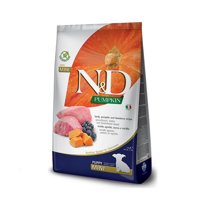 Farmina N&D Pumpkin GF Lamb&Blueberry Puppy Mini Беззерновий сухий