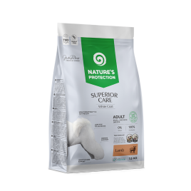 Nature's Protection Superior Care White Dogs Lamb Adult Small and Mini Breeds Сухий корм для дорослих собак малих порід з ягням, 1,5 кг