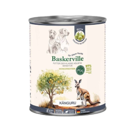 Baskerville FOS Sensitive Monoprotein Känguru Вологий корм для собак з чутливим травленням з кенгуру і грушею, 800 г