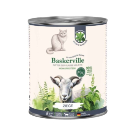Baskerville FOS Sterlised Monoprotein Ziege Вологий корм для стерилізованих котів коза з кропивою, 800 г