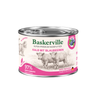 Baskerville Kalb Mit Blaubeeren Вологий корм для кошенят телятина з чорницею, 200 г