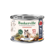 Baskerville FOS Monoprotein Pferd Вологий корм для собак конина з журавлиною, 200 г