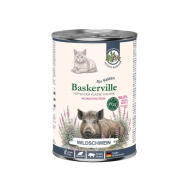 Baskerville FOS Monoprotein Wildschwein Вологий корм для котів дикий кабан, 400 г