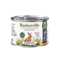 Baskerville FOS Monoprotein Känguru Вологий корм для котів з чутливим травленням кенгуру з котячою м'ятою, 200 г