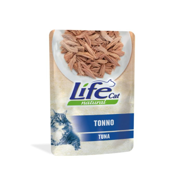 LifeCat Вологий корм для котів Тунець в желе 70 г