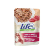 LifeCat Влажный корм для кошек Тунец с говядиной и куриной ветчиной в желе 70 г