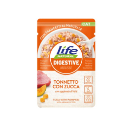 LifeCat Digestive Mousse Влажный корм для кошек Тунец с тыквой 70 г