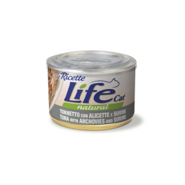 LifeCat le Ricette Вологий корм для котів Тунець з анчоусами та крабами 150 г