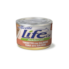 LifeCat le Ricette Влажный корм для кошек Тунец с лососем 150 г