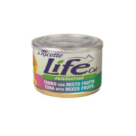 LifeCat le Ricette Влажный корм для кошек Тунец с фруктовым миксом 150 г