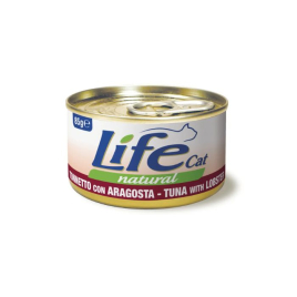 LifeCat Влажный корм для кошек Тунец с омарами 85 г