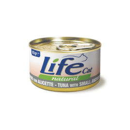 LifeCat Влажный корм для кошек Тунец с анчоусами 85 г