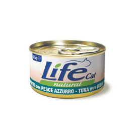 LifeCat Влажный корм для кошек Тунец с океанической рыбой 85 г