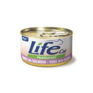 LifeCat Вологий корм для котів Тунець з лососем 85 г