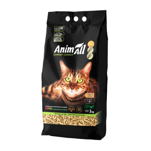 AnimAll Наполнитель древесный 3 кг - 2