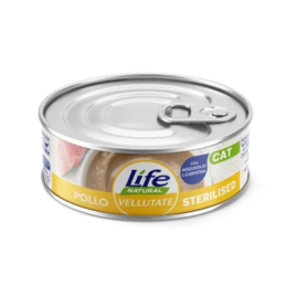 LifeCat Vellutate Влажный корм для стерилизованных кошек с курицей, 70 г