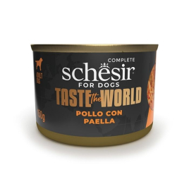 Schesir Taste the World Chicken With Paella Влажный корм для собак курица с паэльей в бульоне, 150 г
