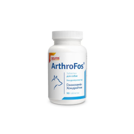 Dolfos ArthroFos (АртроФос) Витаминно-минеральный комплекс с глюкозамином и хондроитином для опорно-двигательной системы для собак 90 таблеток
