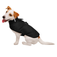 Barksi Textile Дощовик для собак чорний, XXS