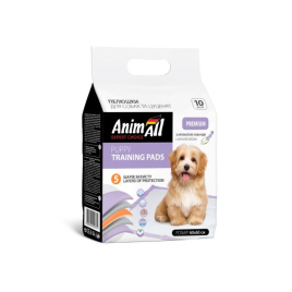 AnimAll Пеленки с ароматом лаванды для щенков и взрослых собак, 60 x 60 см, 10 шт